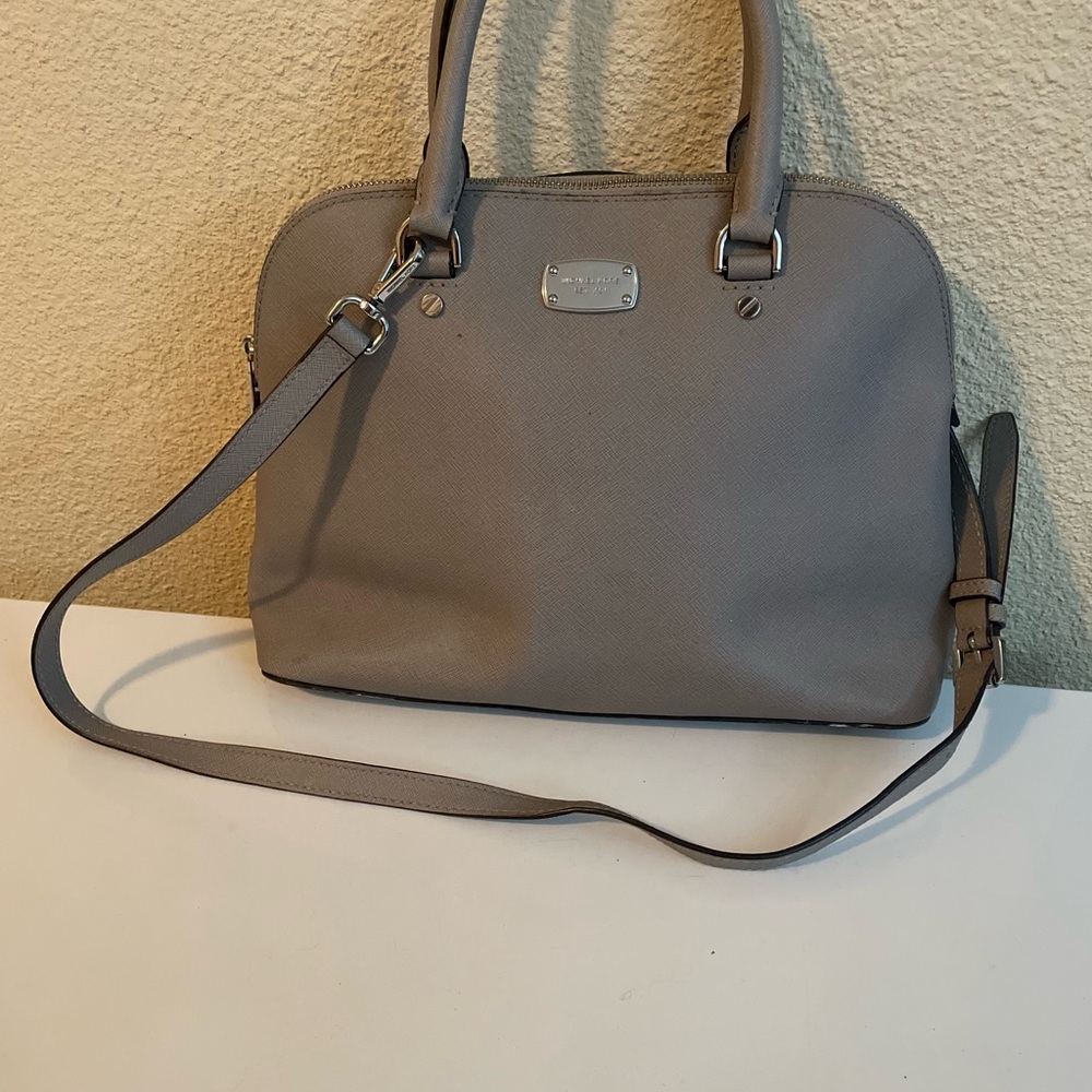 Michael Kors Gray Satchel Bag